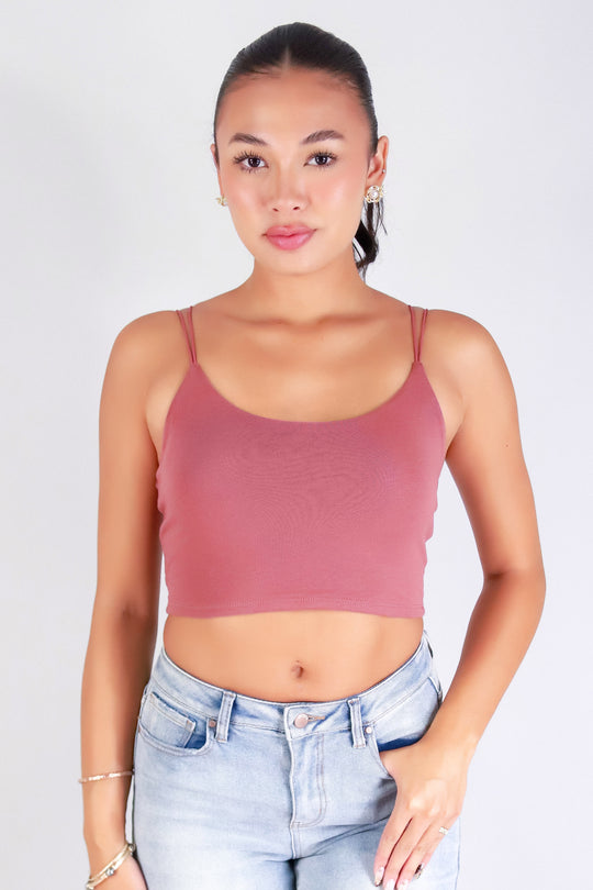 STICK TO THE BASICS CROP TOP