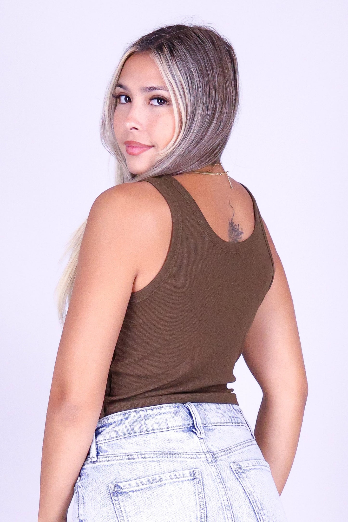 MEET ME OUTSIDE CROP TANK