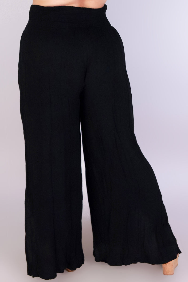 Jeans Warehouse Hawaii - PLUS SOLID DRESSY PANTS - FLOW STATE PANTS | By COZY CASUAL