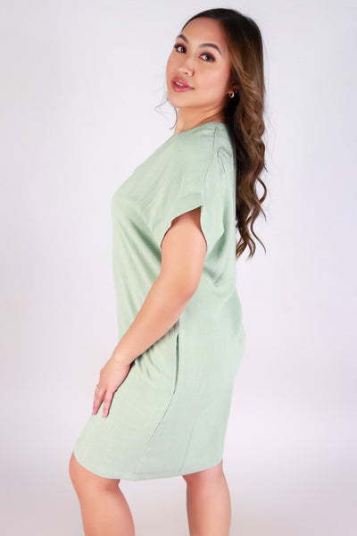 Jeans Warehouse Hawaii - SOLID SHORT DRESSES - MINIMAL MOOD DRESS | By OLIVE & CO