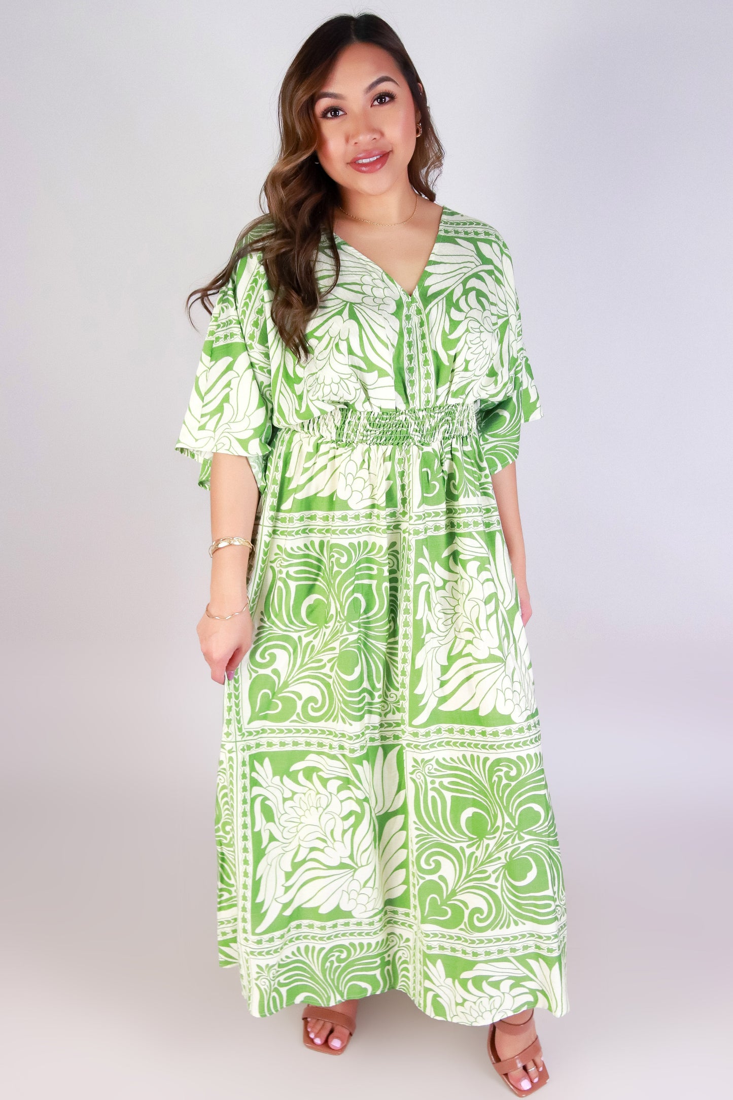 Jeans Warehouse Hawaii - PRINT LONG DRESSES - DARLING DAZE DRESS | By VERY J