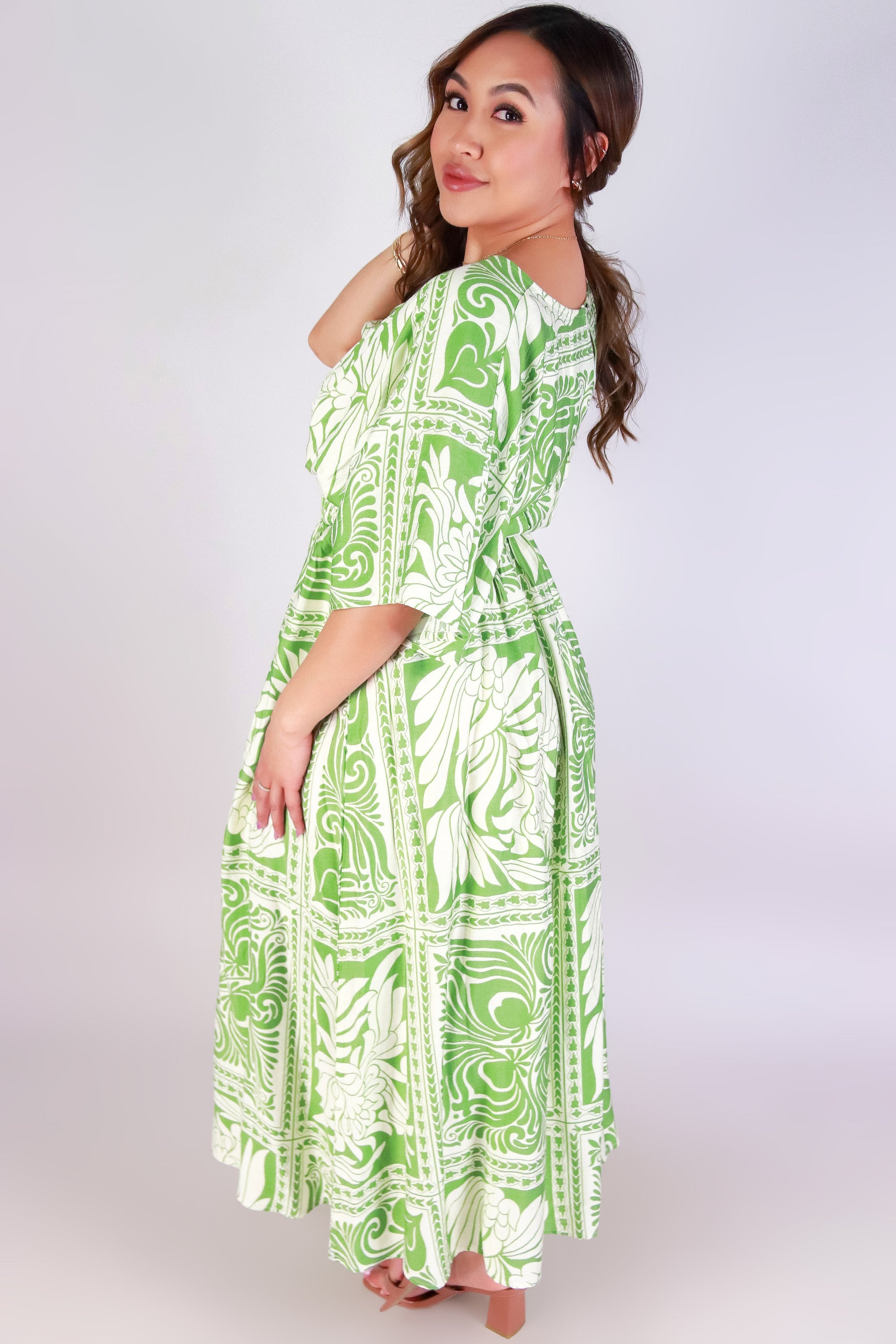 Jeans Warehouse Hawaii - PRINT LONG DRESSES - DARLING DAZE DRESS | By VERY J