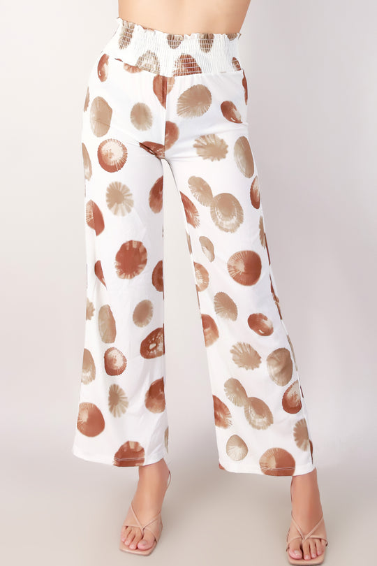 OPIHI SMOCKED WAIST PANTS