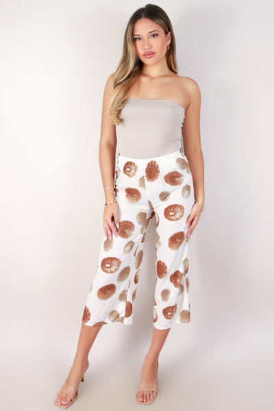 Jeans Warehouse Hawaii - PRINT WOVEN CAPRI'S - OPIHI CAPRI PANTS | By LUZ
