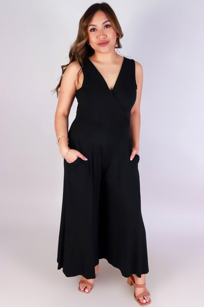 Jeans Warehouse Hawaii - SOLID JUMPERS - IN YOUR ELEMENT JUMPSUIT | By OLIVE & CO