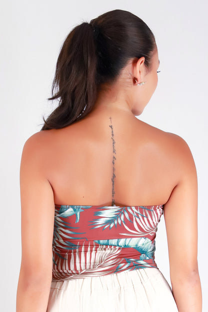 Jeans Warehouse Hawaii - SL PRINT - ISLAND VIBES TUBE TOP | By PAPERMOON/ B_ENVIED