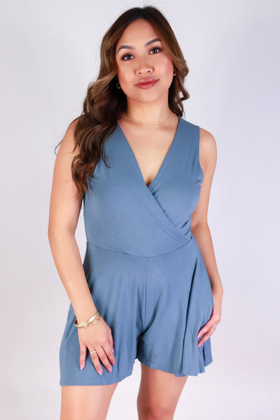 Jeans Warehouse Hawaii - SOLID ROMPERS - DEEP DIVE ROMPER | By OLIVE & CO