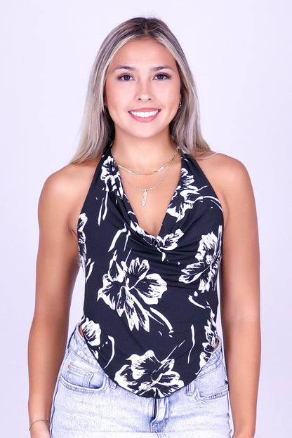 PARADISE EDIT CROP HALTER TOP