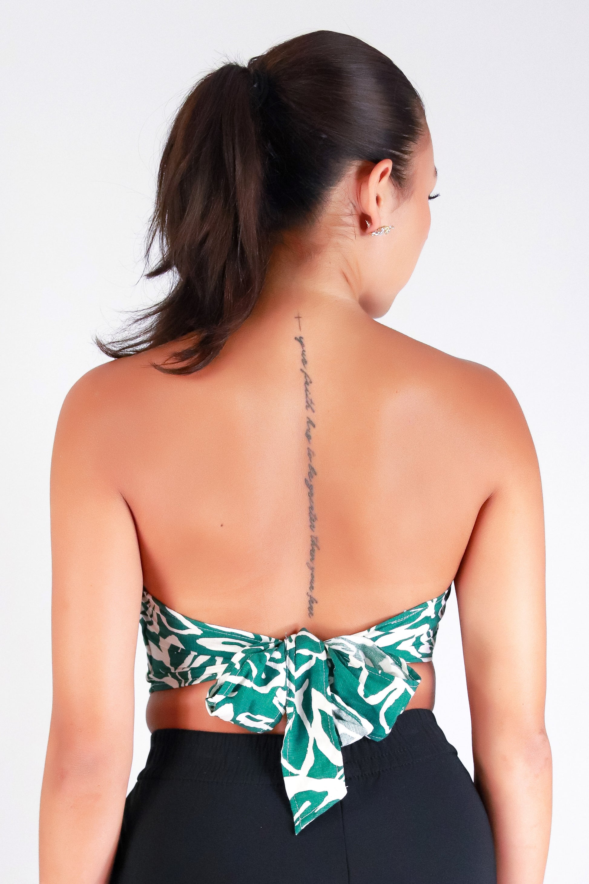 Jeans Warehouse Hawaii - TANK PRINT WOVEN CASUAL TOPS - SWAY WITH ME TUBE TOP | By I JOAH