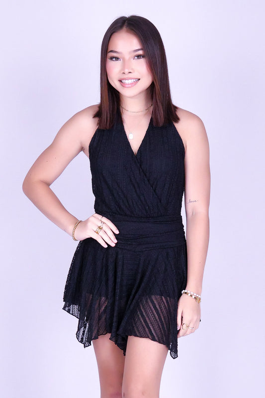 ADORE ME HALTER MINI DRESS