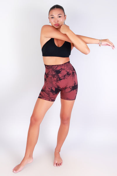 Jeans Warehouse Hawaii - BIKE SHORTS - SNATCHED SEAMLESS TIE DYE BIKE SHORTS | By LA 12ST