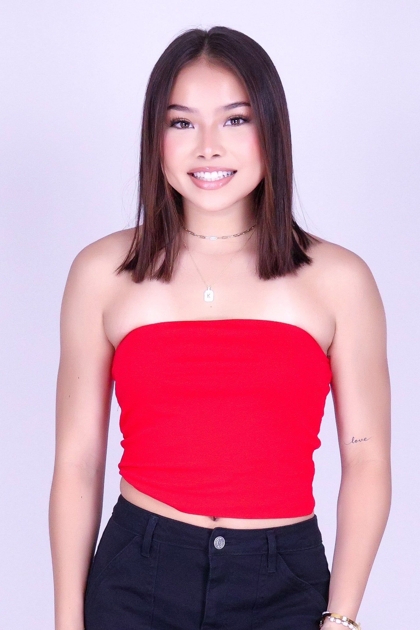 UNTIL FOREVER CROP TUBE TOP