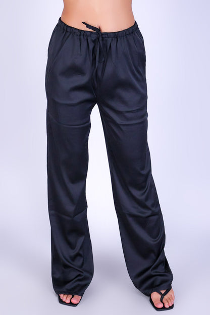 SOFT MOTION SATIN PANTS