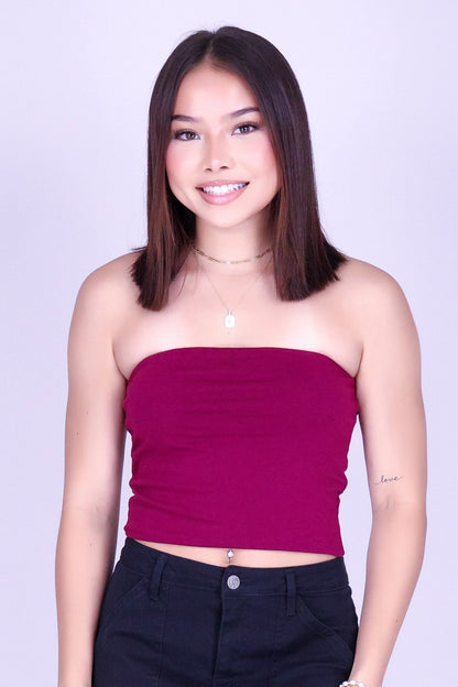 UNTIL FOREVER CROP TUBE TOP