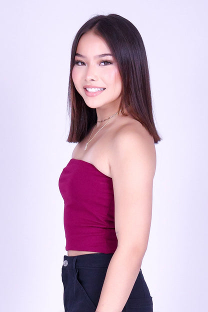 UNTIL FOREVER CROP TUBE TOP