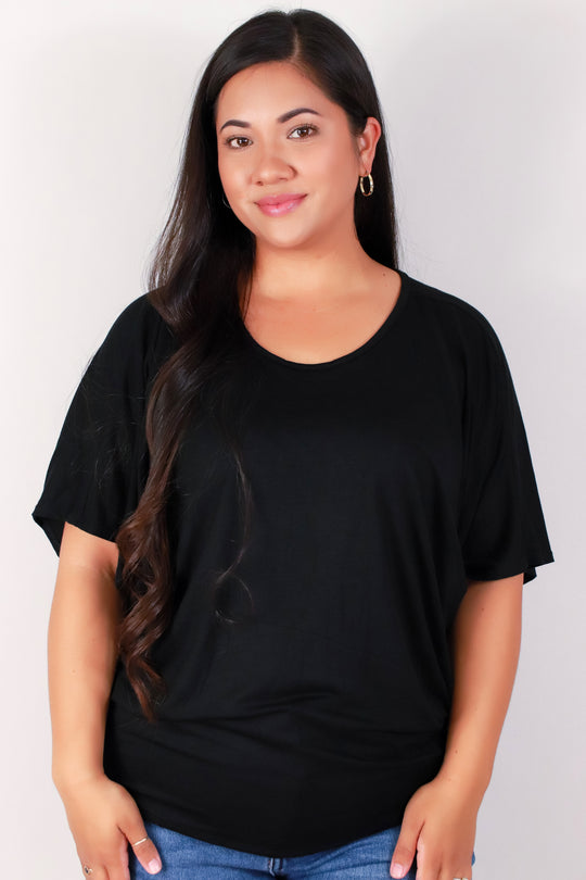 NOT NOW SUSAN DOLMAN TOP