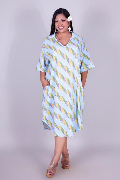 TWISTED LEI T-SHIRT DRESS