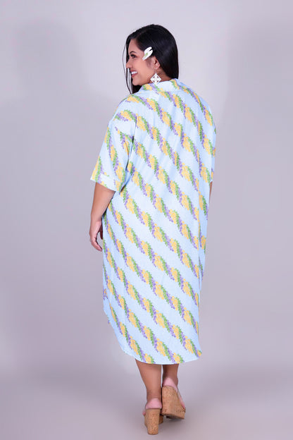 TWISTED LEI T-SHIRT DRESS