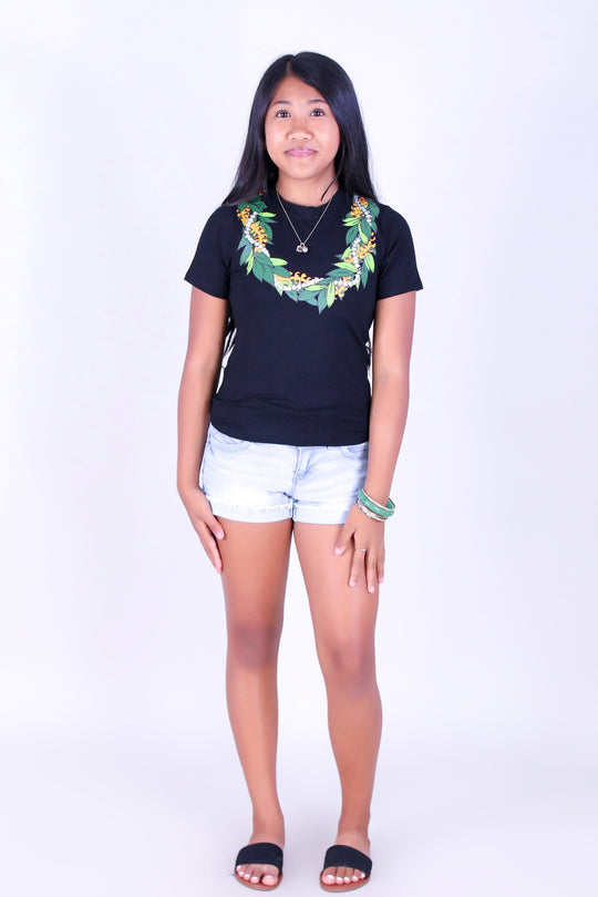 MAILE PUAKENIKENI LEI TEE | KIDS SIZE 2-16