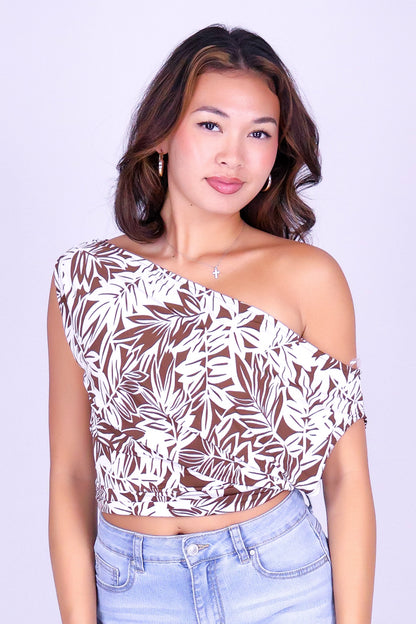 FOREVER IN BLOOM OFF SHOULDER TOP