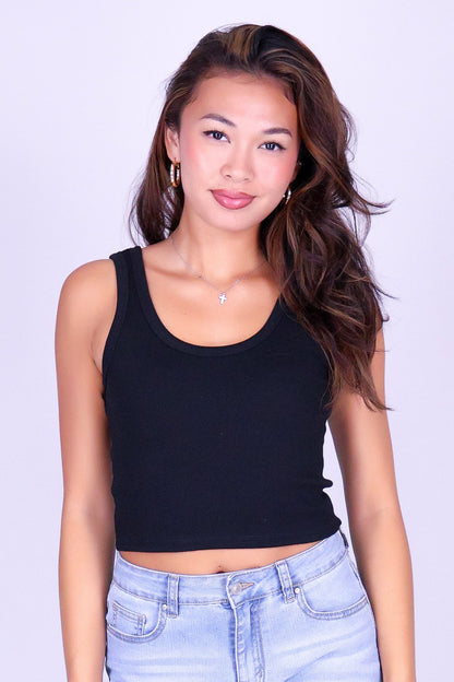 MEET ME OUTSIDE CROP TANK