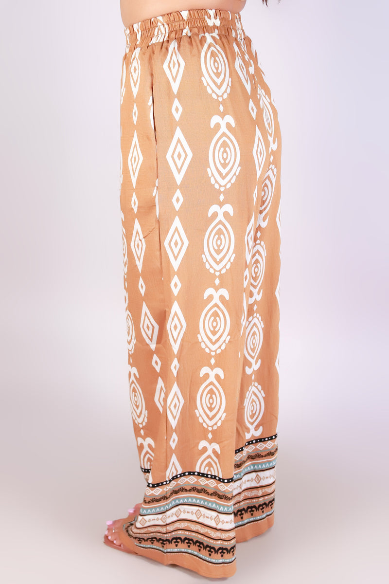 Jeans Warehouse Hawaii - PRINT WOVEN PANTS - JET SET PANTS | By VERY J