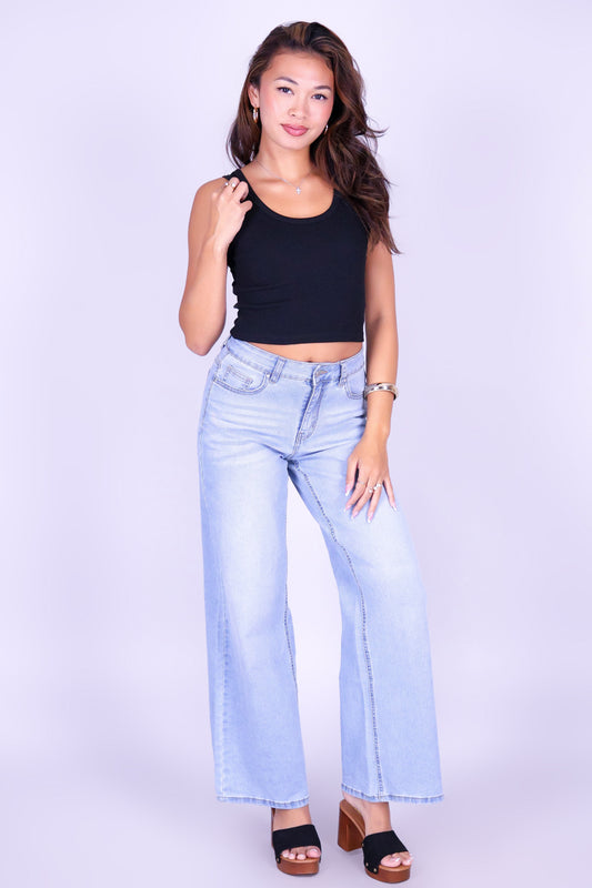 MEET ME OUTSIDE CROP TANK