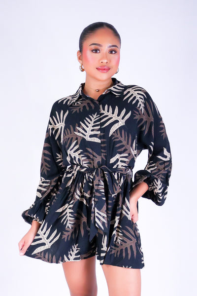 LAUA'E LONG SLEEVE ROMPER
