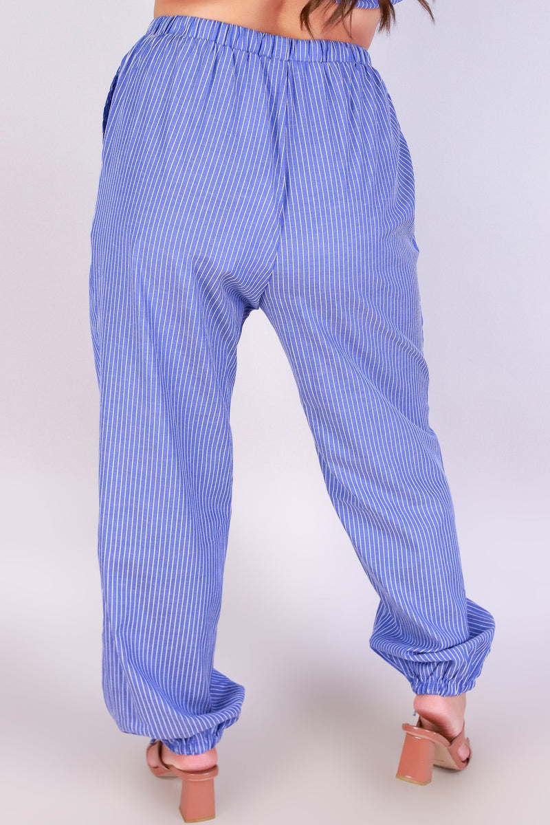 Jeans Warehouse Hawaii - PRINT WOVEN PANTS - WEEKEND LINES JOGGER PANTS | By GILLI