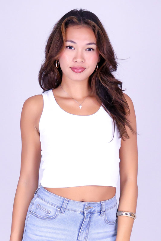 MEET ME OUTSIDE CROP TANK