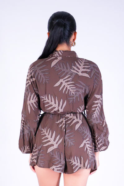 LAUA'E LONG SLEEVE ROMPER