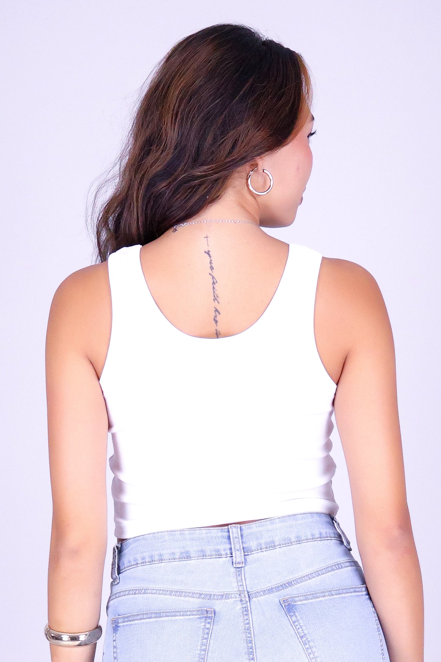 MEET ME OUTSIDE CROP TANK