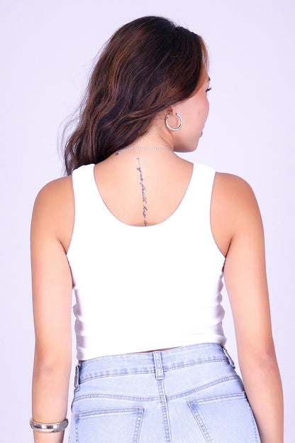 MEET ME OUTSIDE CROP TANK