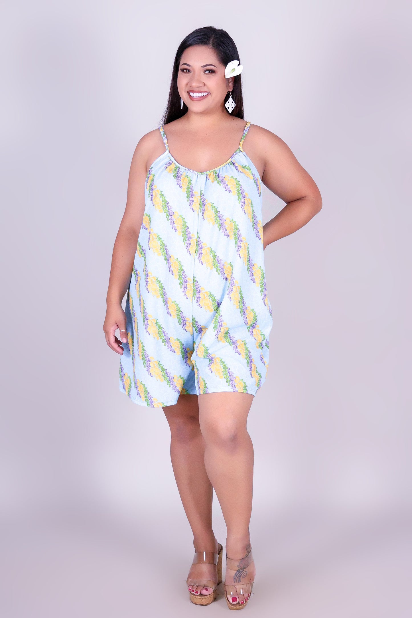 TWISTED LEI NO WAIST ROMPER