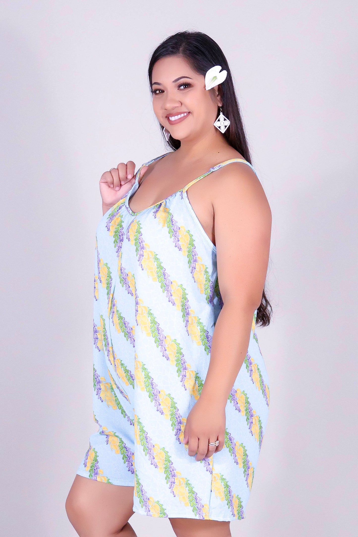 TWISTED LEI NO WAIST ROMPER