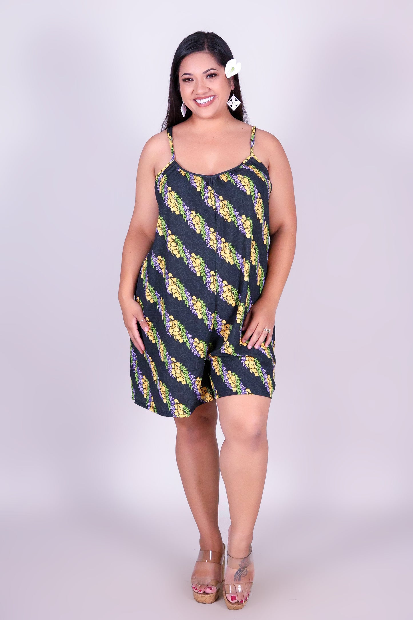 TWISTED LEI NO WAIST ROMPER