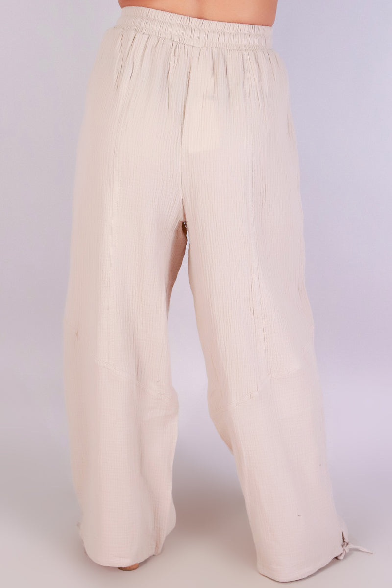 Jeans Warehouse Hawaii - SOLID WOVEN PANTS - DREAMY DAYS PANTS | By VERY J
