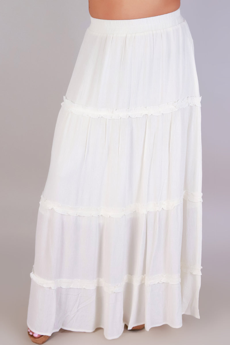 Jeans Warehouse Hawaii - SOLID LONG SKIRTS - WANDER & WHIRL MAXI SKIRT | By ROKOKO