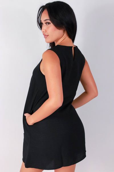 Jeans Warehouse Hawaii - SOLID SHORT DRESSES - LET'S TALK BUSINESS DRESS | By OLIVE & CO