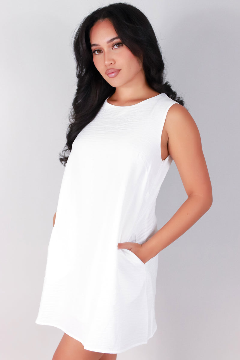 Jeans Warehouse Hawaii - SOLID SHORT DRESSES - LET&