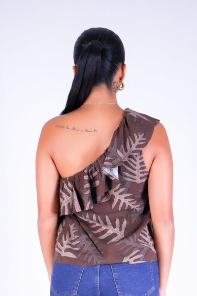 LAUA'E ONE SHOULDER TOP