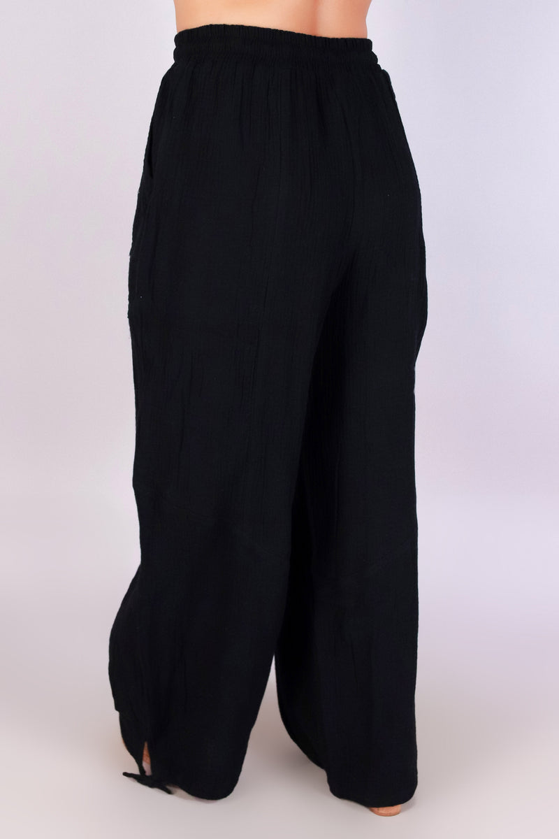 Jeans Warehouse Hawaii - SOLID WOVEN PANTS - DREAMY DAYS PANTS | By VERY J