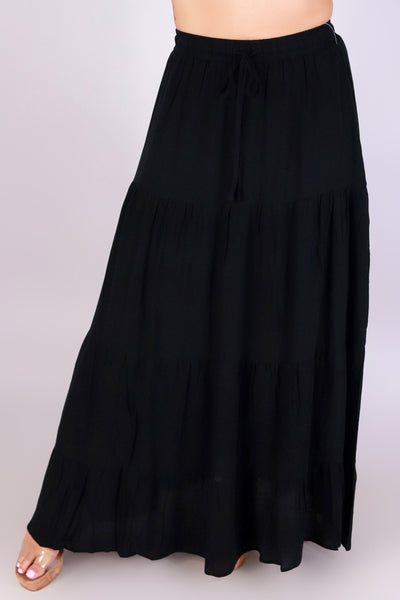 Jeans Warehouse Hawaii - SOLID LONG SKIRTS - DESERT BLOOM MAXI SKIRT | By ROKOKO