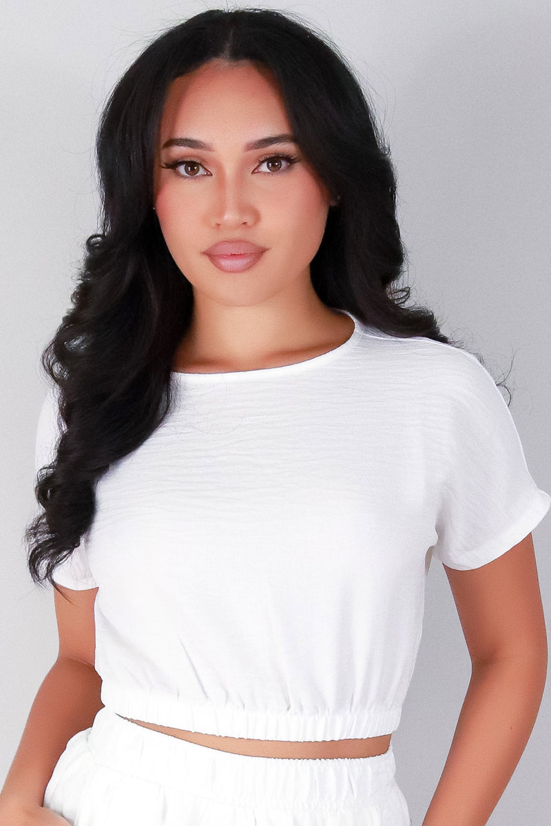 Jeans Warehouse Hawaii - S/S SOLID WOVEN TOPS - SUMMER DAYS TOP | By OLIVE & CO