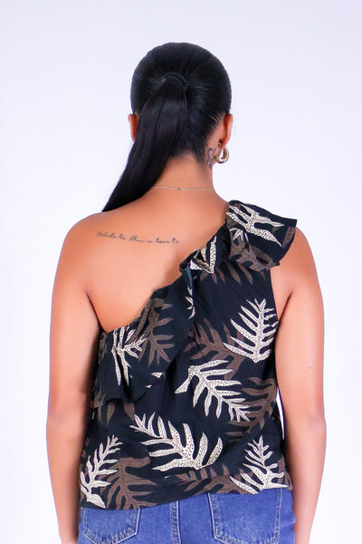 LAUA'E ONE SHOULDER TOP