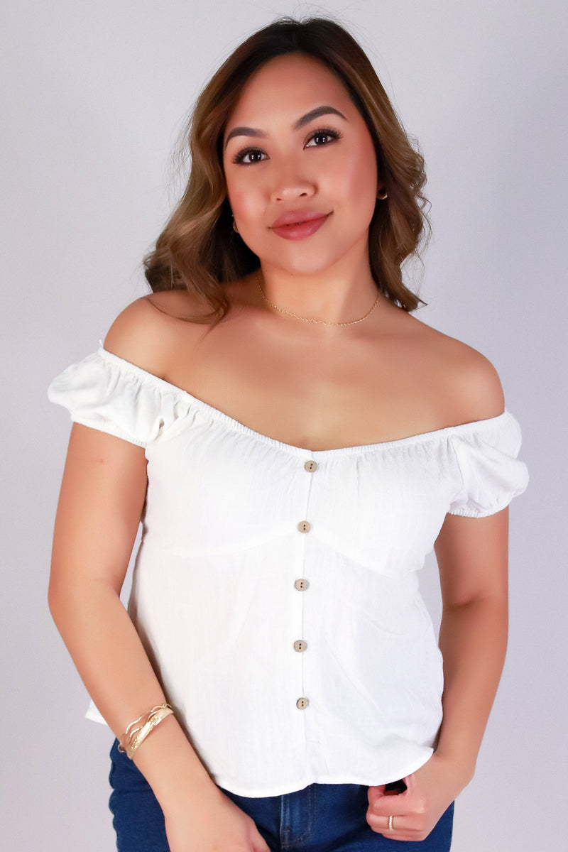 Jeans Warehouse Hawaii - S/S SOLID WOVEN TOPS - BREEZY BELLE TOP | By OLIVE & CO