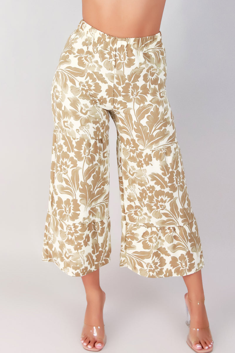 Jeans Warehouse Hawaii - PRINT WOVEN CAPRI&