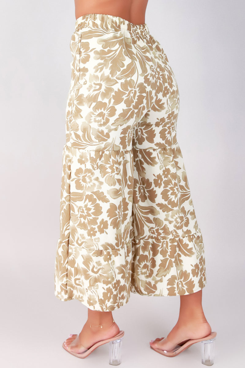Jeans Warehouse Hawaii - PRINT WOVEN CAPRI&