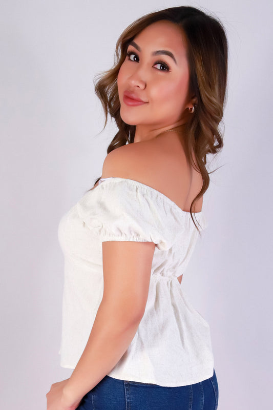 Jeans Warehouse Hawaii - S/S SOLID WOVEN TOPS - BREEZY BELLE TOP | By OLIVE & CO