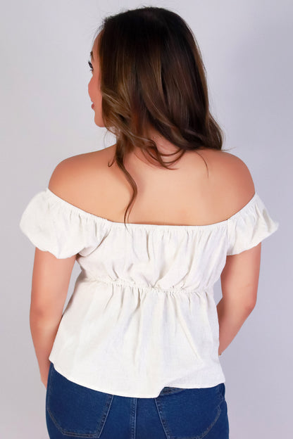 Jeans Warehouse Hawaii - S/S SOLID WOVEN TOPS - BREEZY BELLE TOP | By OLIVE & CO